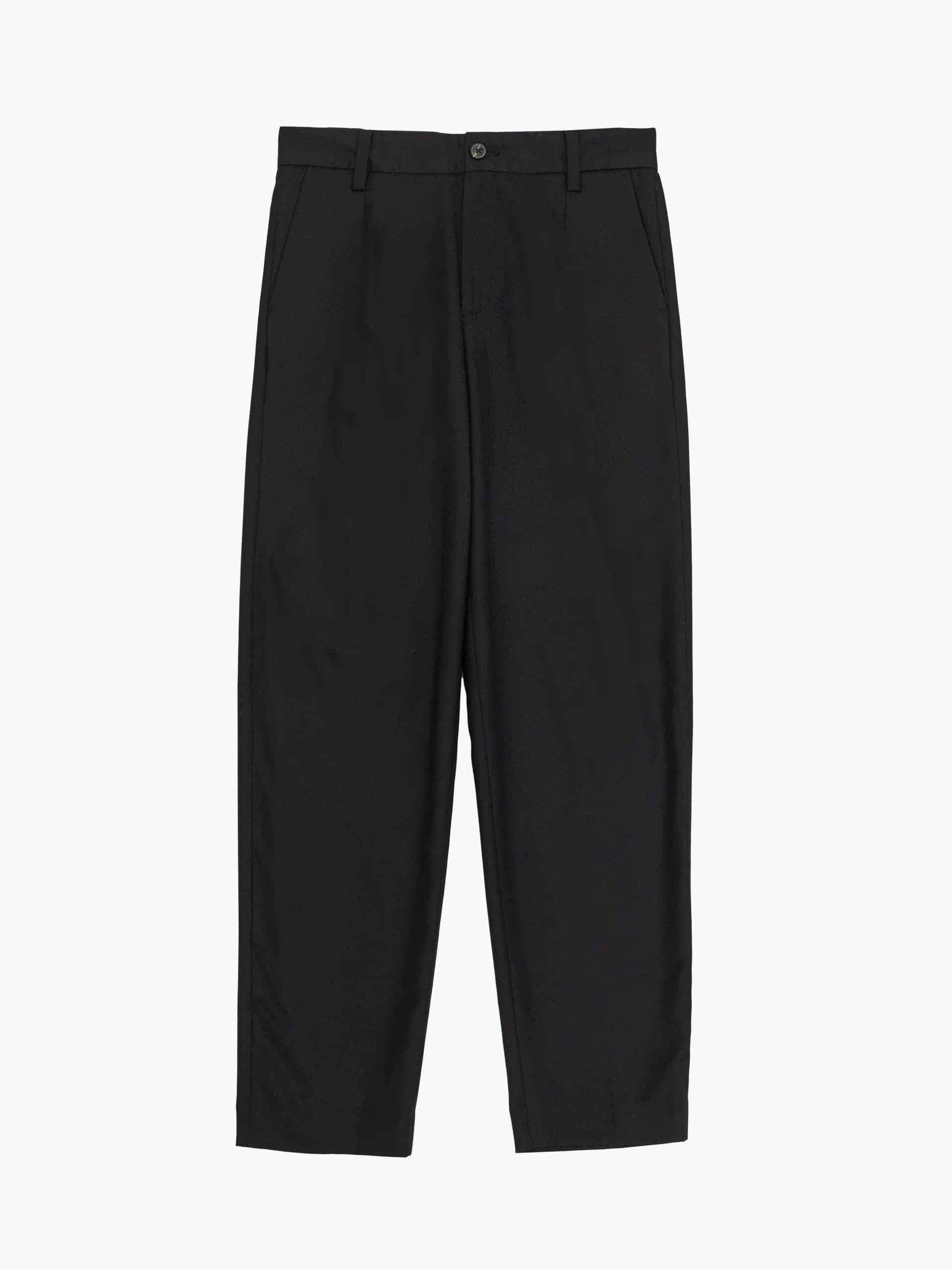 French Connection Black Relaxed Fit Pleated Suit Trousers Black