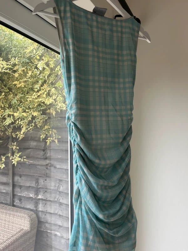 ASOS ASOS blue gingham dress