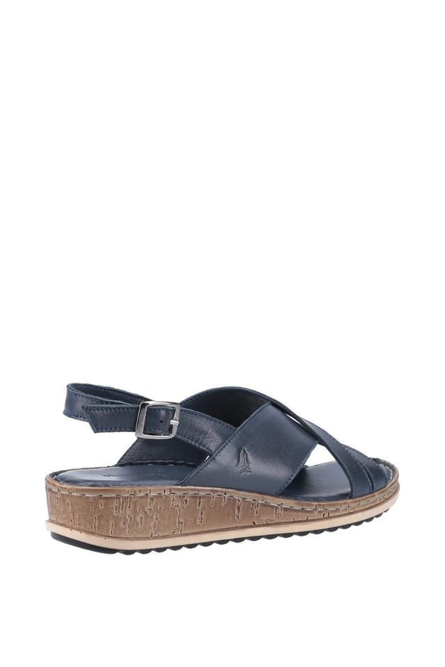 Hush Puppies Hush Puppies Women's Elena' Cross Over Wedge Sandal in Navy - 2