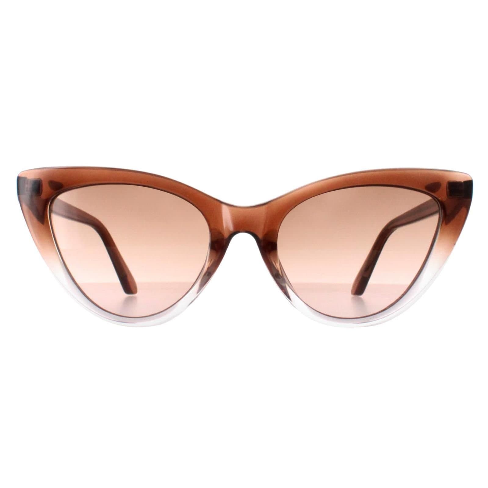 Guess Guess Women's Cat Eye Brown Brown Gradient GF6147