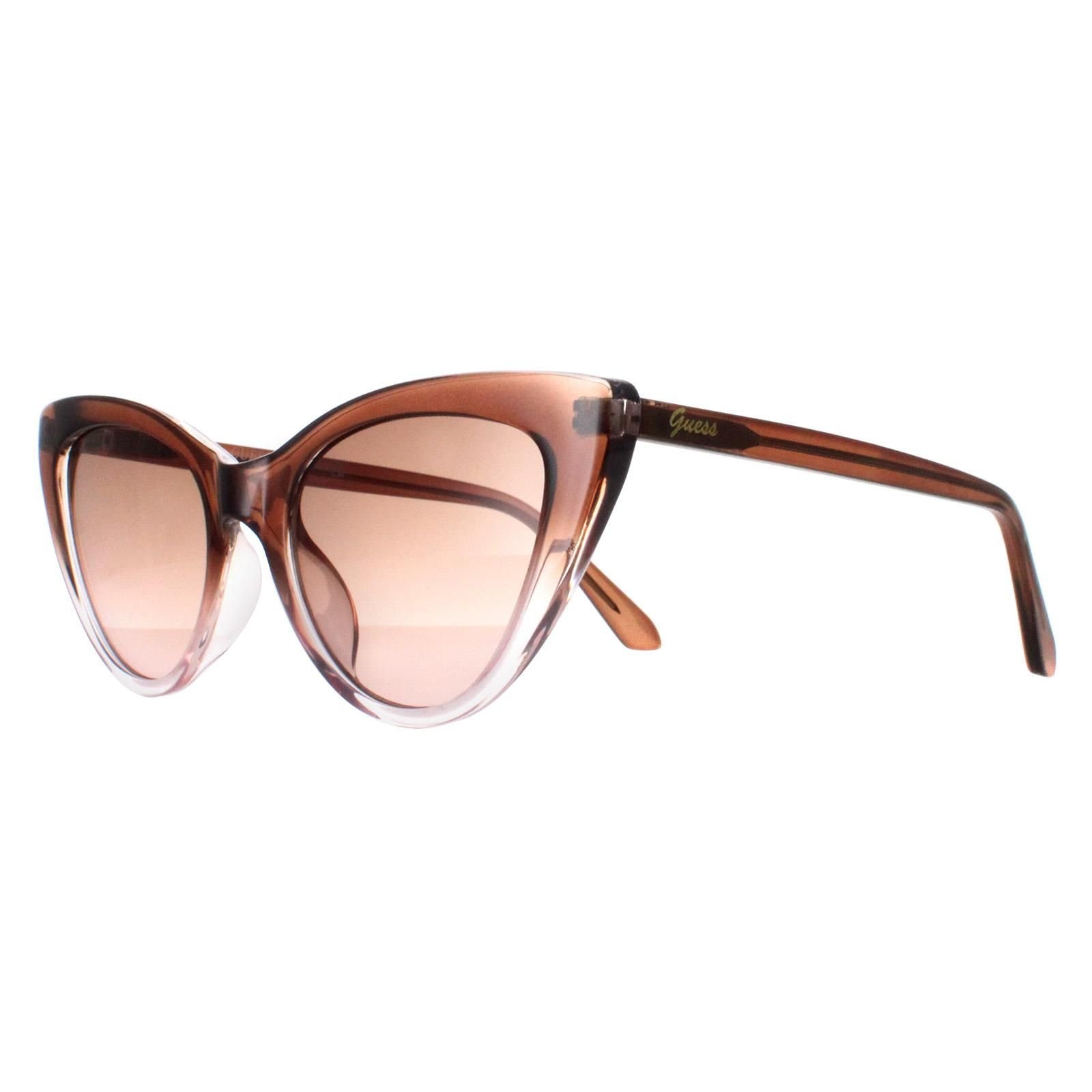 Guess Guess Women's Cat Eye Brown Brown Gradient GF6147 - 2