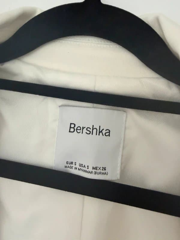 Bershka White blazer