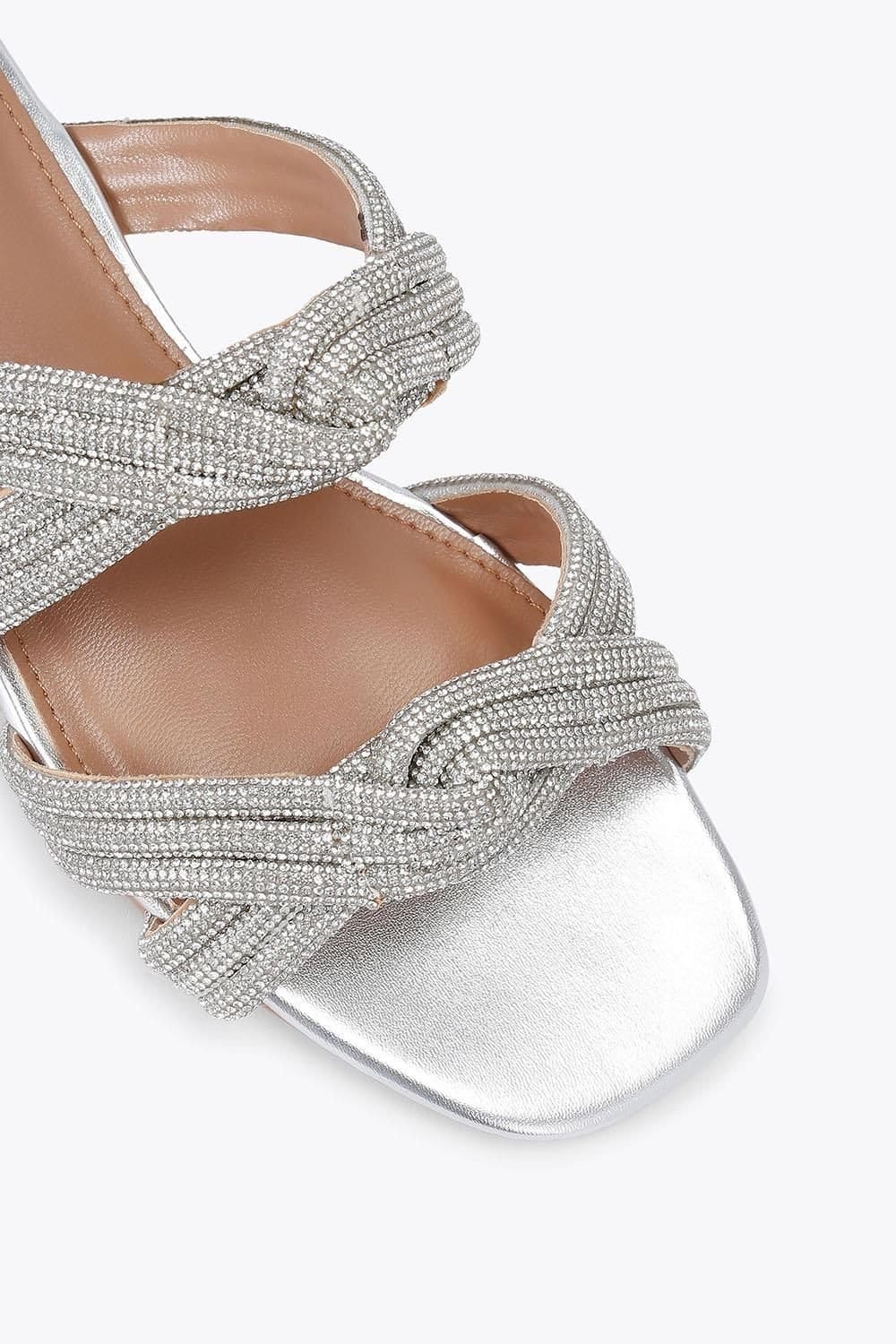 Carvela Carvela Women's 'Arielle Flat Sandal' Sandals in Silver - 4