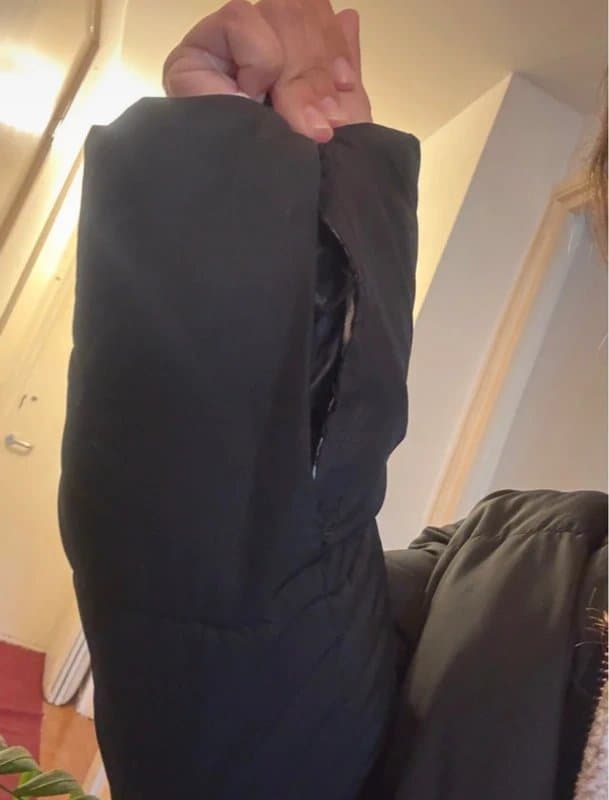 Bershka Black Puffer Coat