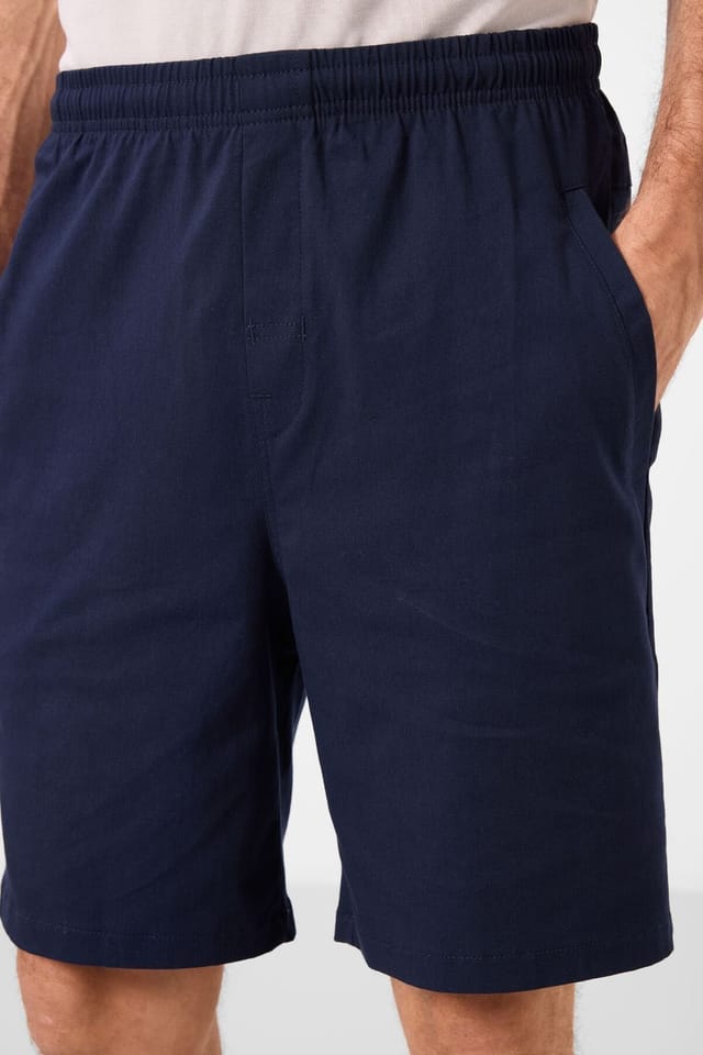Tommy Life Tommy Life Men's Woven Chino Shorts in Navy - 3