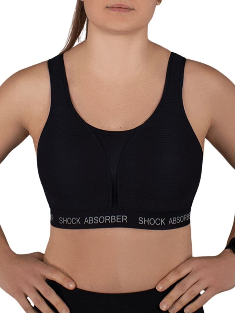 Shock Absorber Shock Absorber Women's Ultimate Run Padded Sports Bra in Black