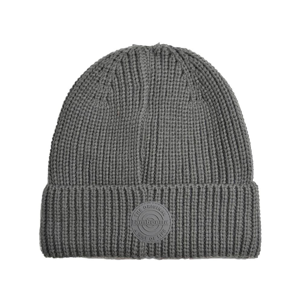 Lambretta Lambretta Men's Logo Fleece Beanie in Charcoal