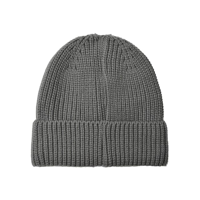 Lambretta Lambretta Men's Logo Fleece Beanie in Charcoal - 2
