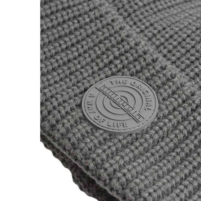 Lambretta Lambretta Men's Logo Fleece Beanie in Charcoal - 3