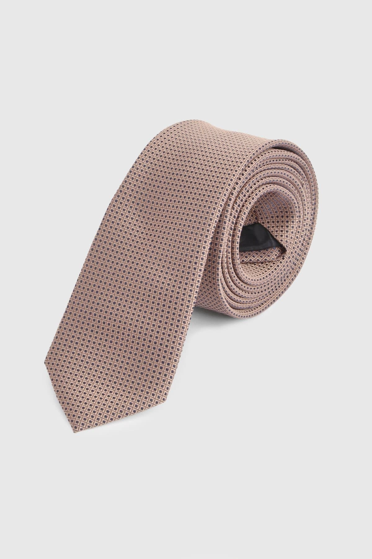 Burton Burton Men's Light Brown Textured Tie
