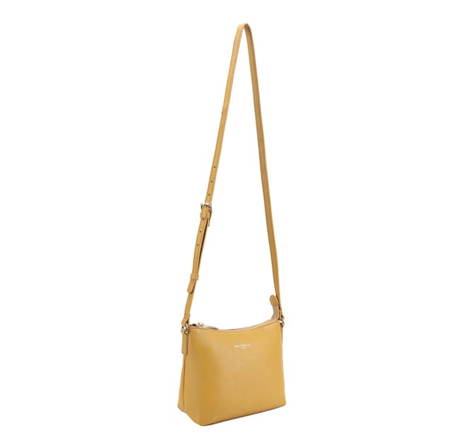 Paul Costelloe Paul Costelloe Women's Denia Leather Cross Body Bag in Mustard - 3