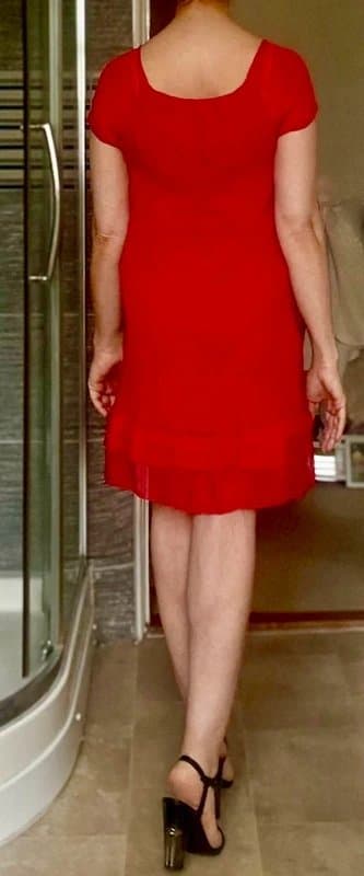 Phase Eight Freesia Silk Dress in Red