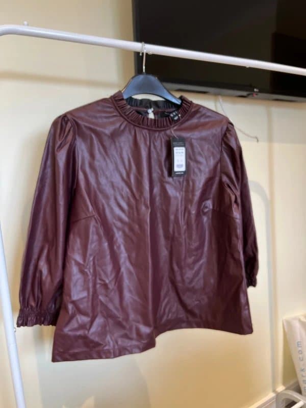New Look New look faux leather top