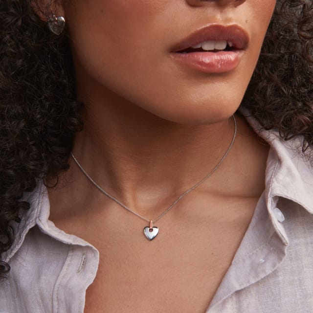 Clogau Clogau Women's Cariad Sterling Silver Pendant in Metallics - 3