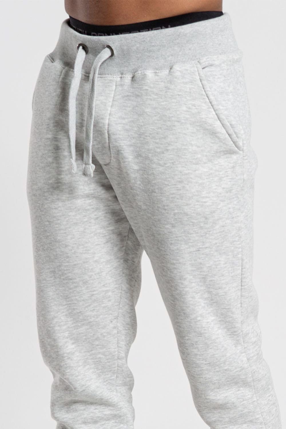 French Connection French Connection Men's Cotton Blend Joggers in Light Grey - 4