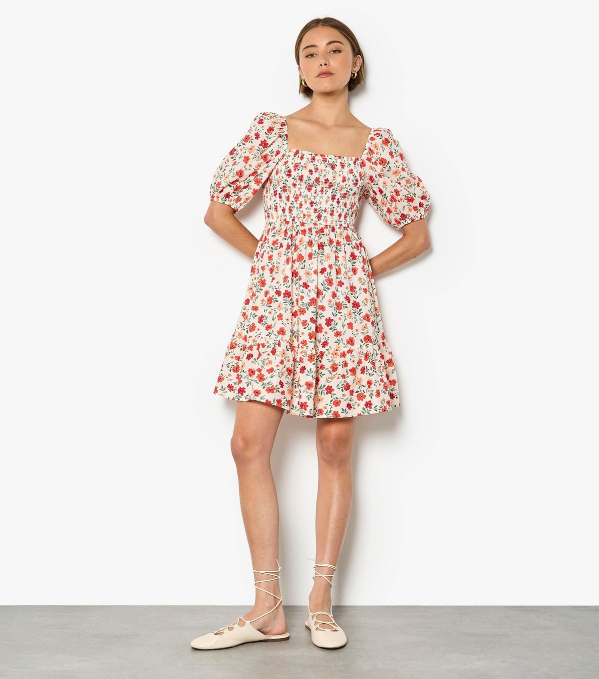 Apricot Women's Cream Smock Mini Dress Apricot New Look - 2