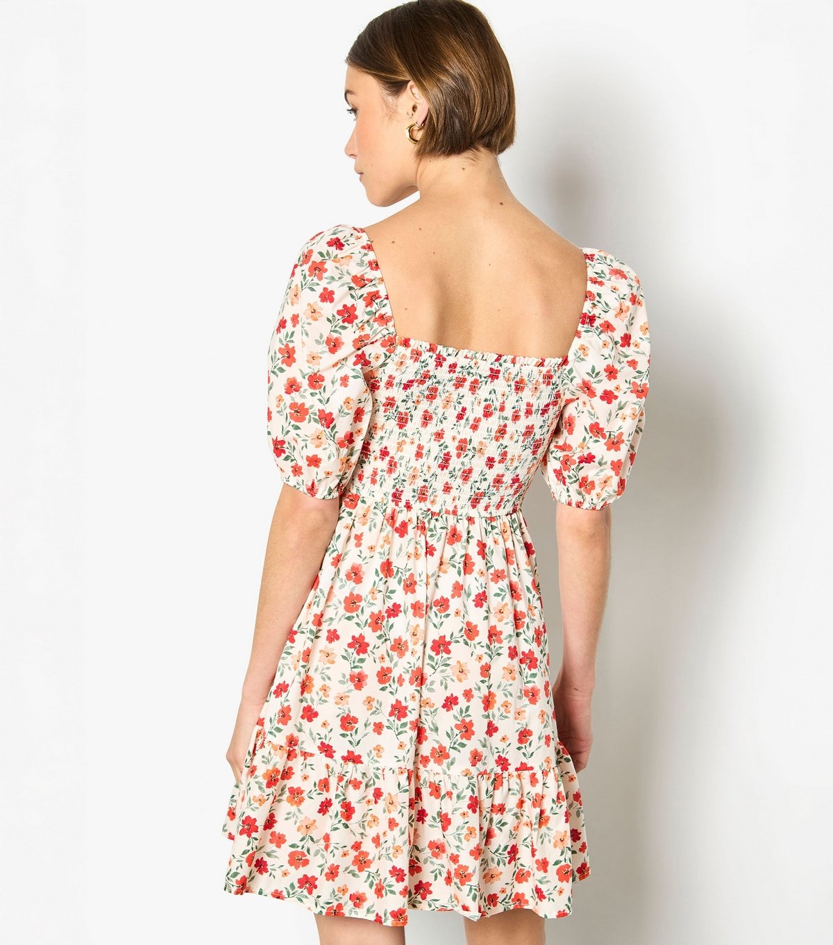 Apricot Women's Cream Smock Mini Dress Apricot New Look - 3