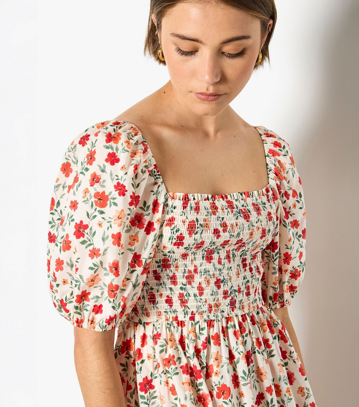 Apricot Women's Cream Smock Mini Dress Apricot New Look - 4