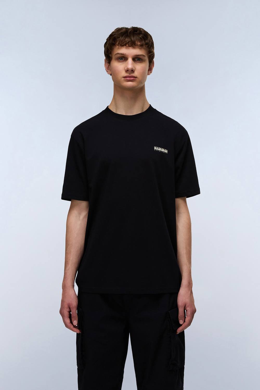 Napapijri Napapijri Men's S-Small Box Ss Ss T-Shirt Black Beauty - 2