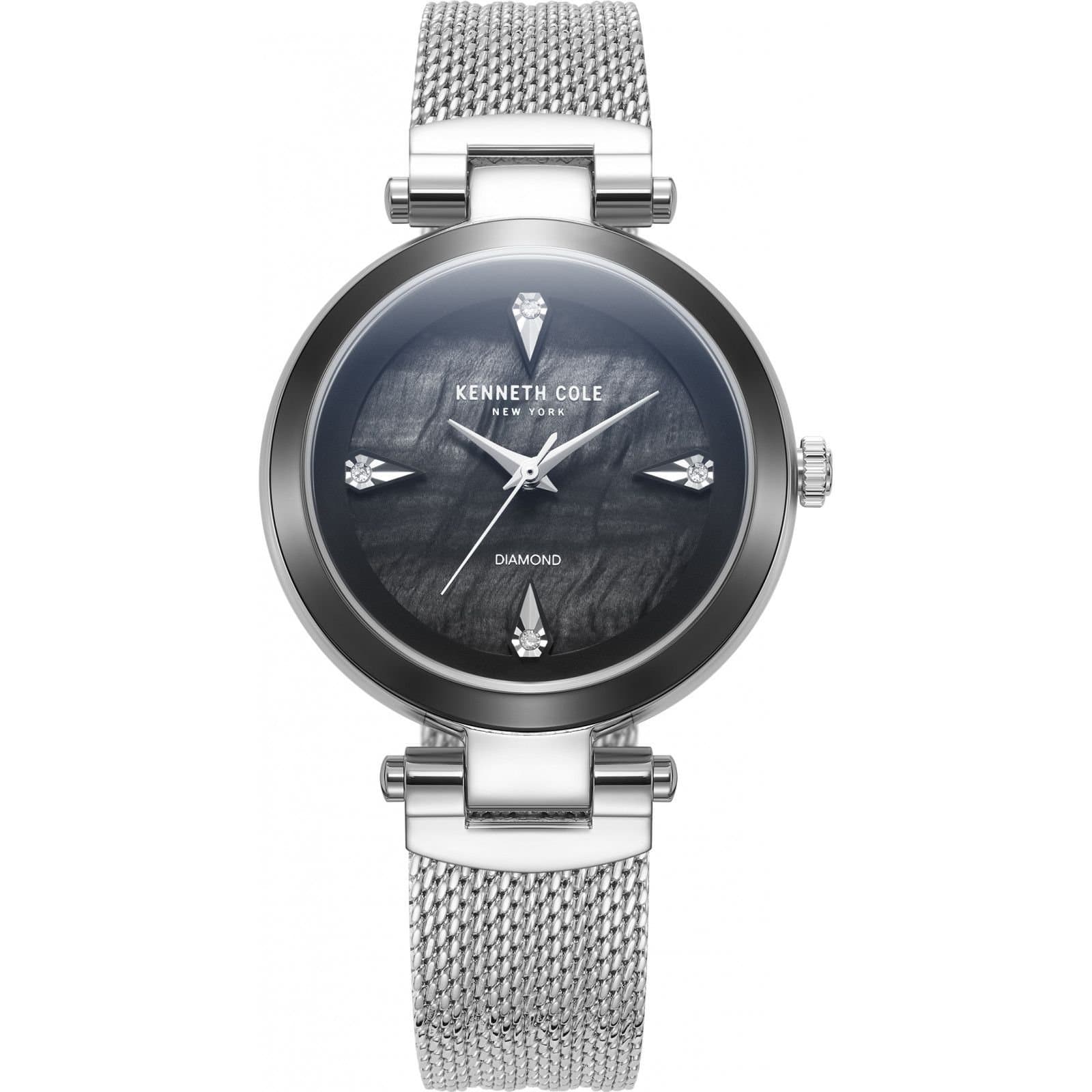Kenneth Cole Kenneth Cole Women's KCWLG2236301 Classic 34mm Quartz Watch in Silver