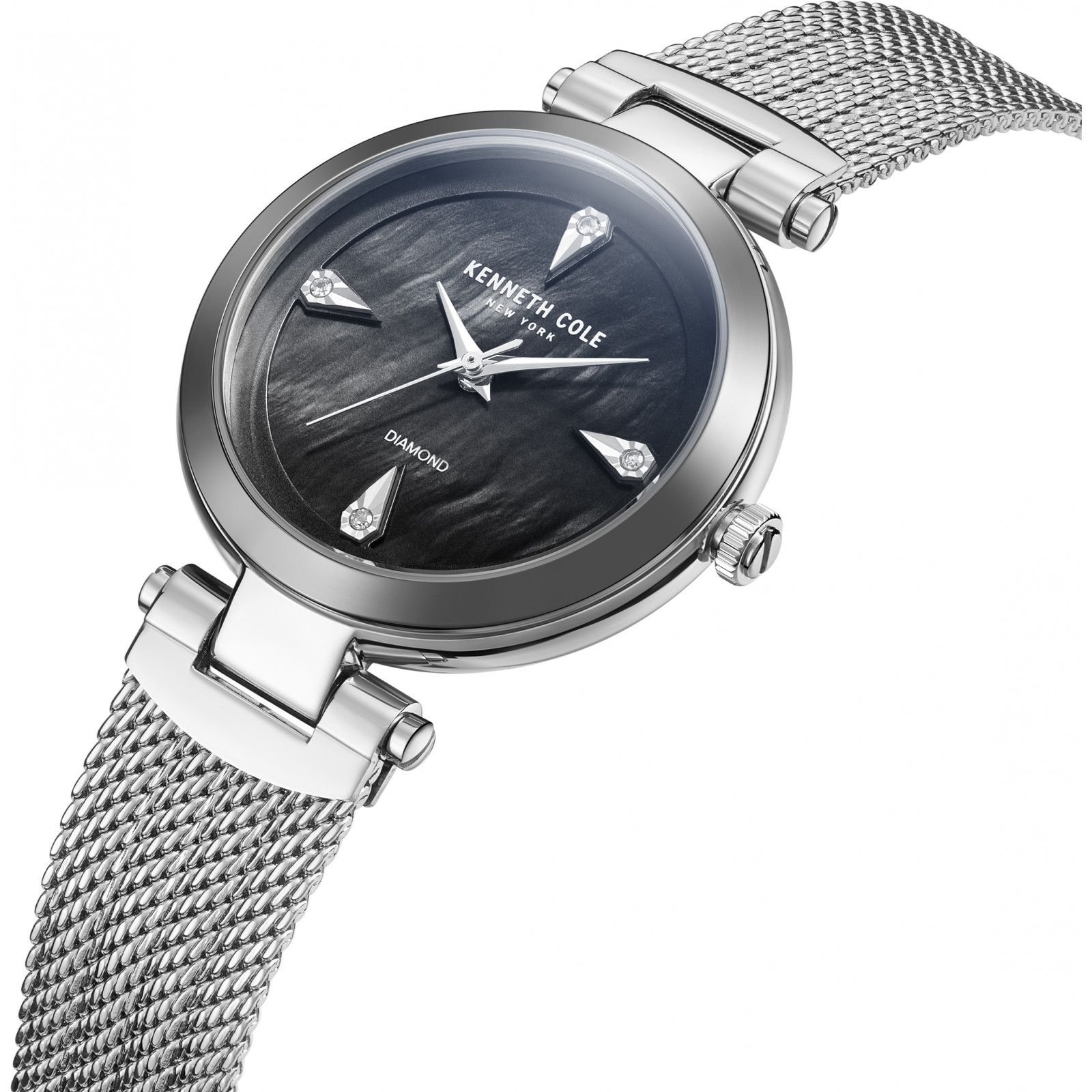 Kenneth Cole Kenneth Cole Women's KCWLG2236301 Classic 34mm Quartz Watch in Silver - 3