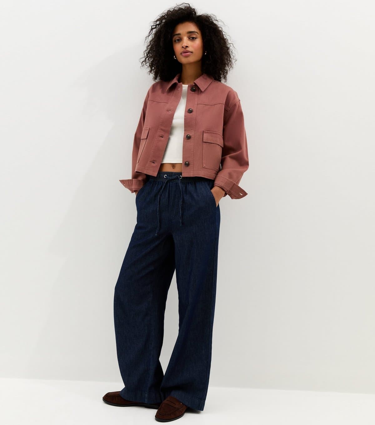 New Look New Look Pink Cotton Shacket