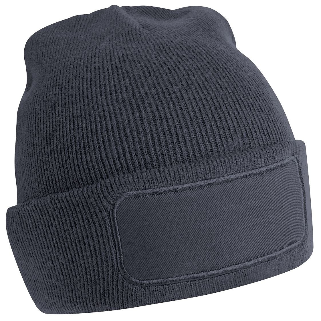 Beechfield Beechfield Men's Plain Winter Beanie Hat Headwear (Ideal for Printing) in Mid Grey - 1