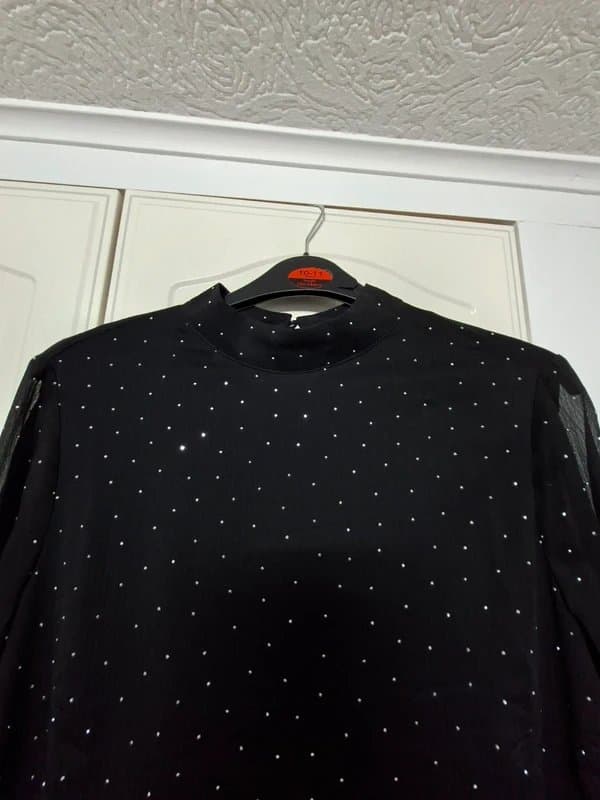 New Look New Look party black dress  - size 10