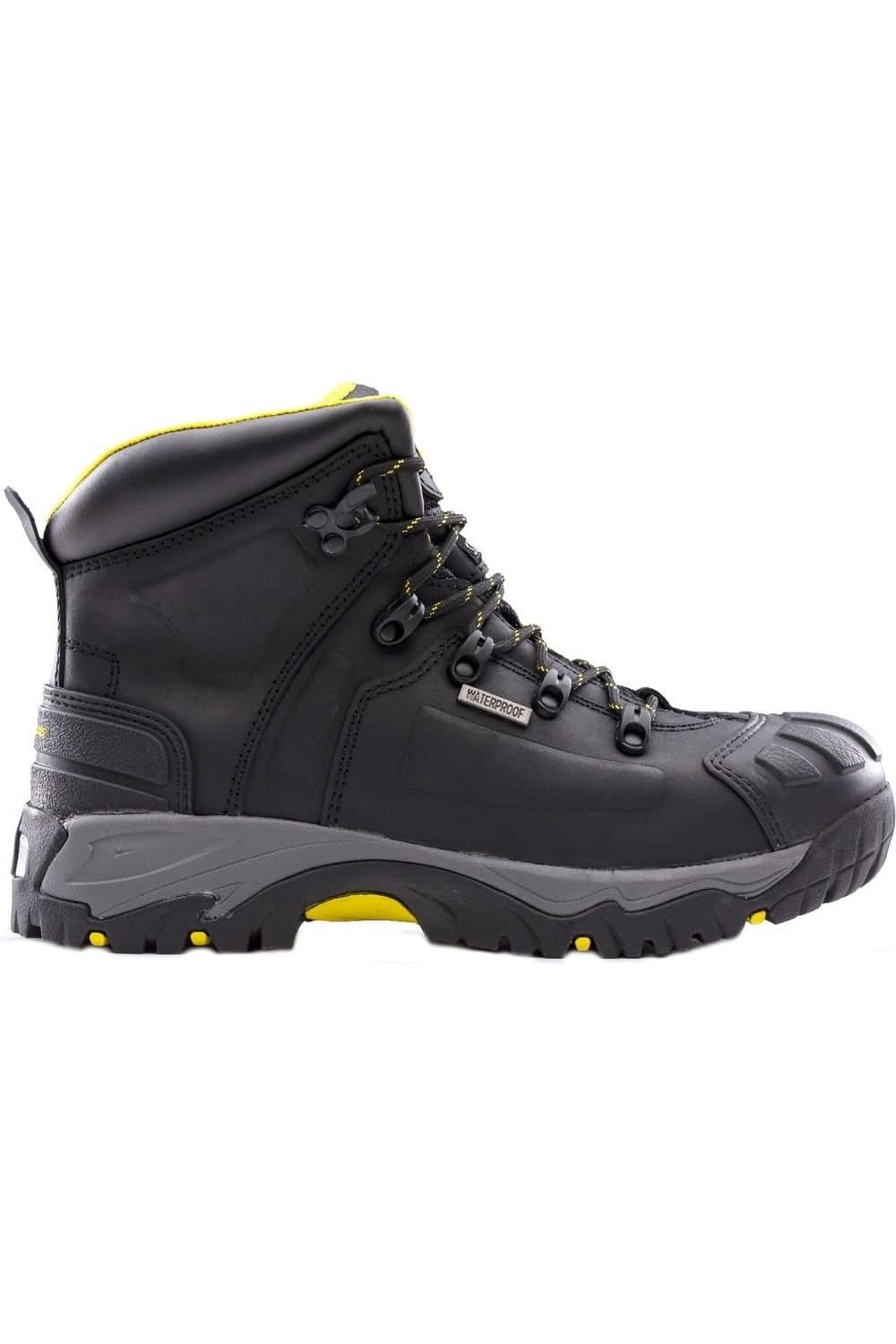 Amblers Amblers Men's Waterproof Wide Fit Leather Safety Boot in Black