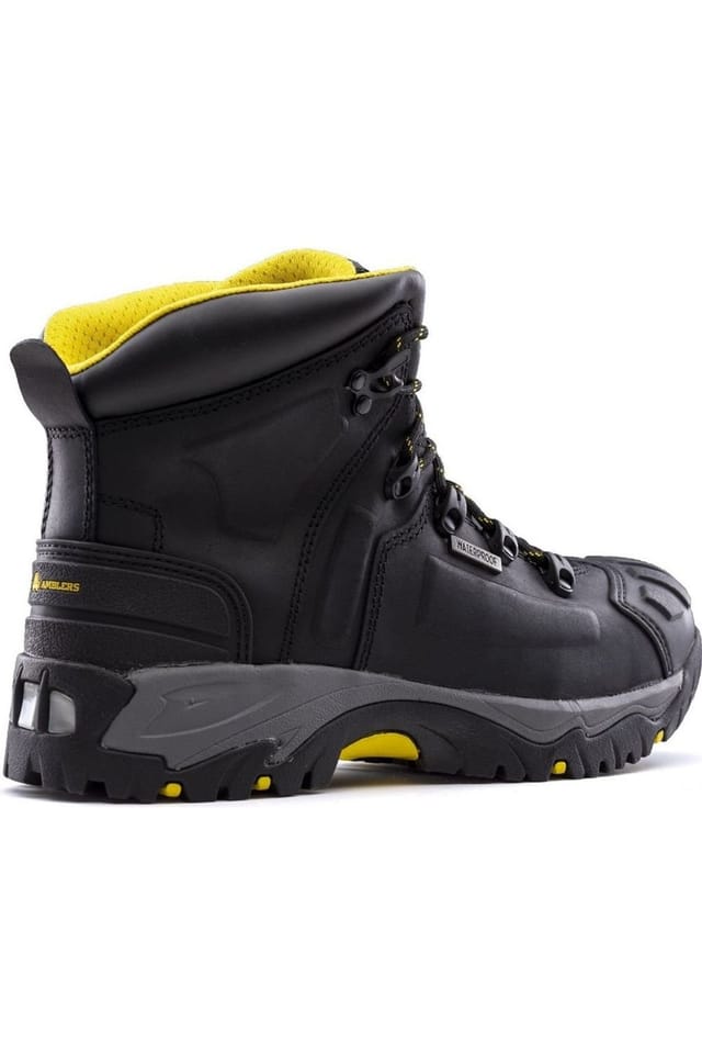 Amblers Amblers Men's Waterproof Wide Fit Leather Safety Boot in Black - 2