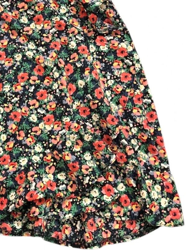 AX Paris AX Paris Frill Wrap Dress - Size 12 - Navy Floral RRP £45 Luxury Skater wear - 1