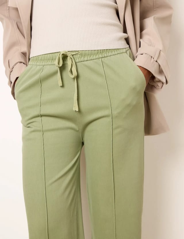 Blue Vanilla Seam Detail Trousers - 3