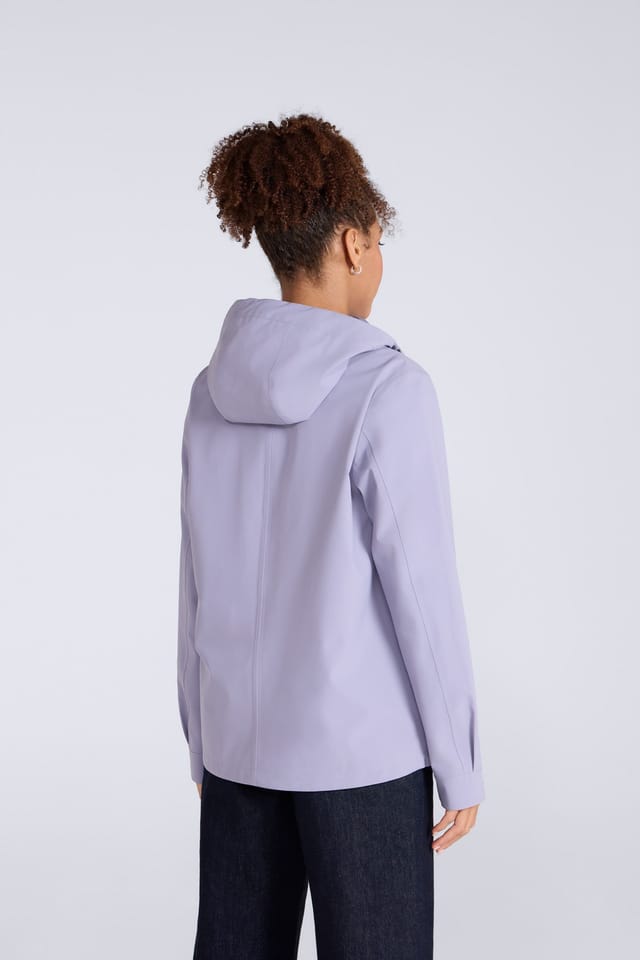 Animal Animal Women's 'Hyde' Lightweight Waterproof Breathable Warm Full Zip Outdoor Jacket in Lilac - 3