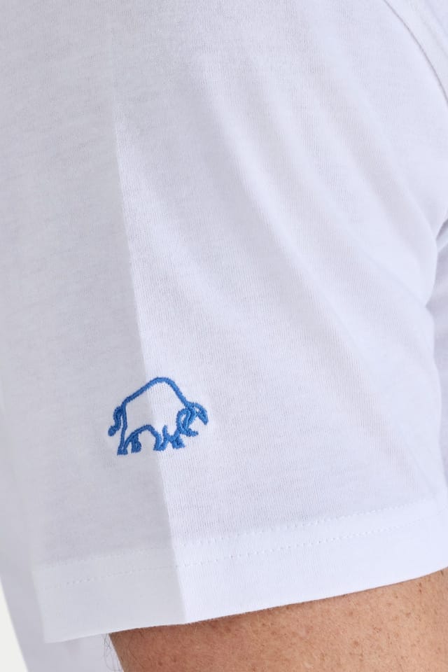 raging bull Raging Bull Men's Beach Rugby T-Shirt in White - 3