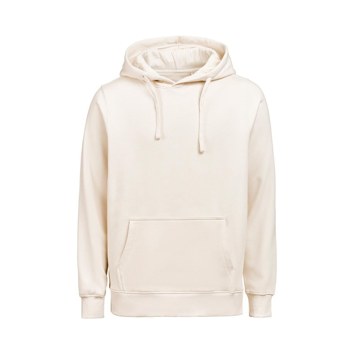 Untagged Movement Untagged Movement Men's Cotton Blend Regular Hoodie in Off-White