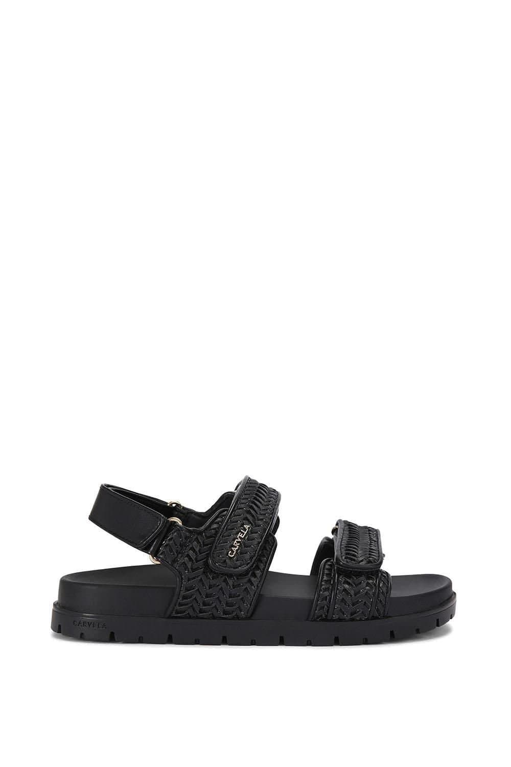Carvela Carvela Women's Black Synthetic 'Sardinia Sandal'