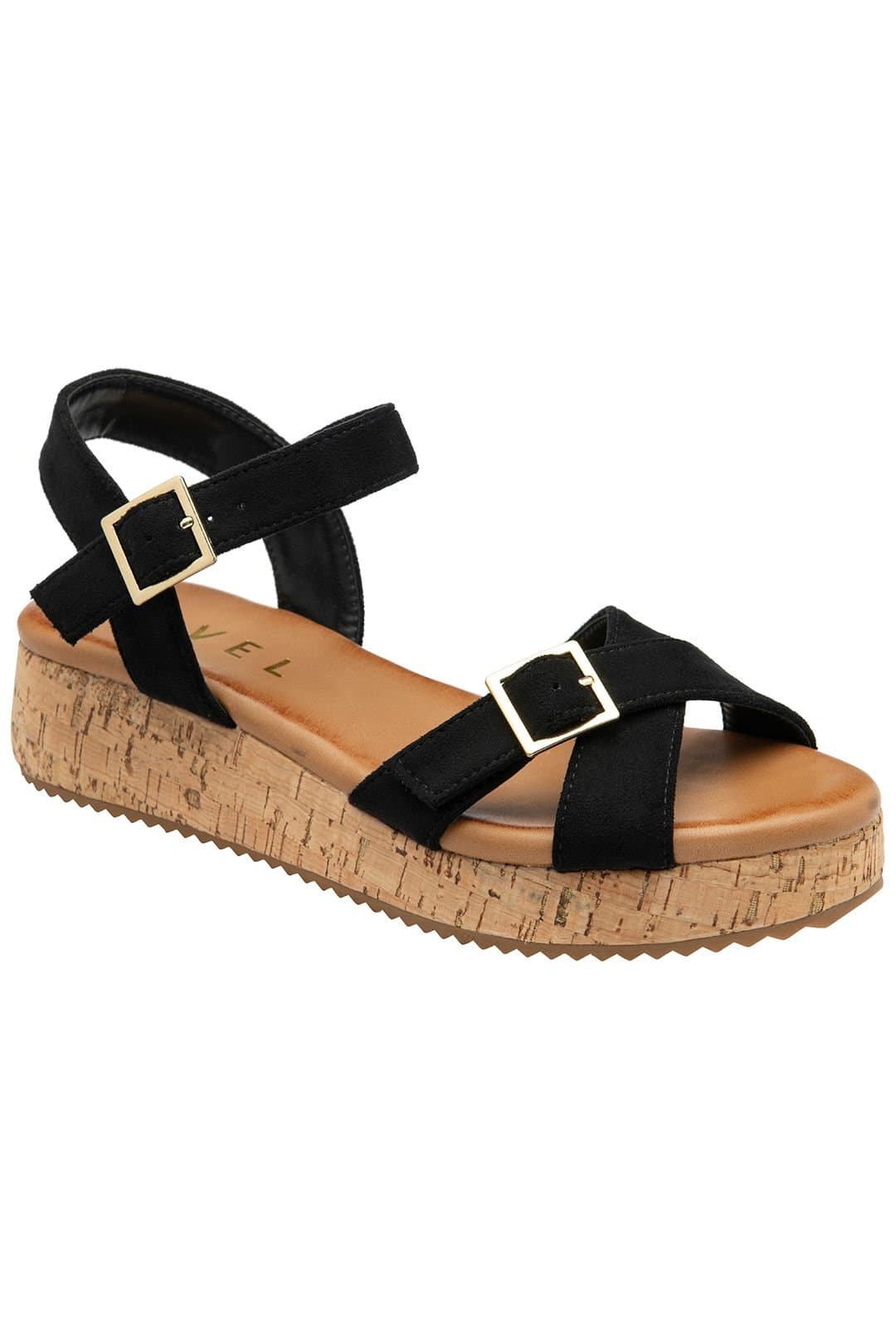 Ravel Ravel Women's 'Eals' Platform Sandals in Black
