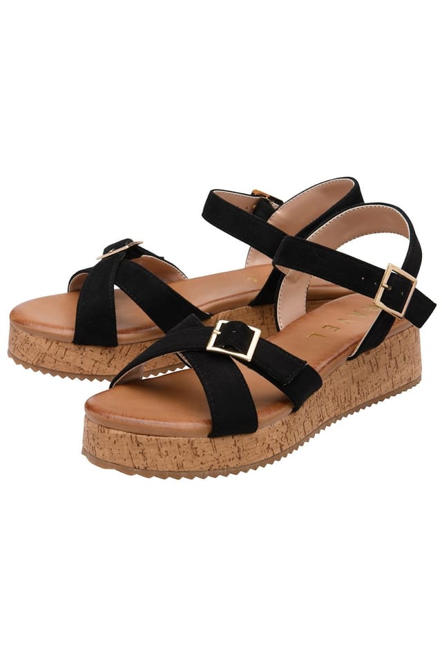 Ravel Ravel Women's 'Eals' Platform Sandals in Black - 2