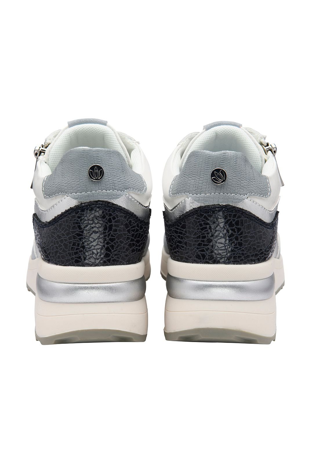 Lotus Lotus Women's 'Bianchi' Zip-Up Trainers in Blue - 3