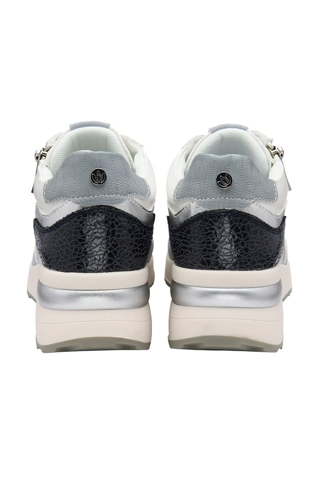 Lotus Lotus Women's 'Bianchi' Zip-Up Trainers in Blue - 3