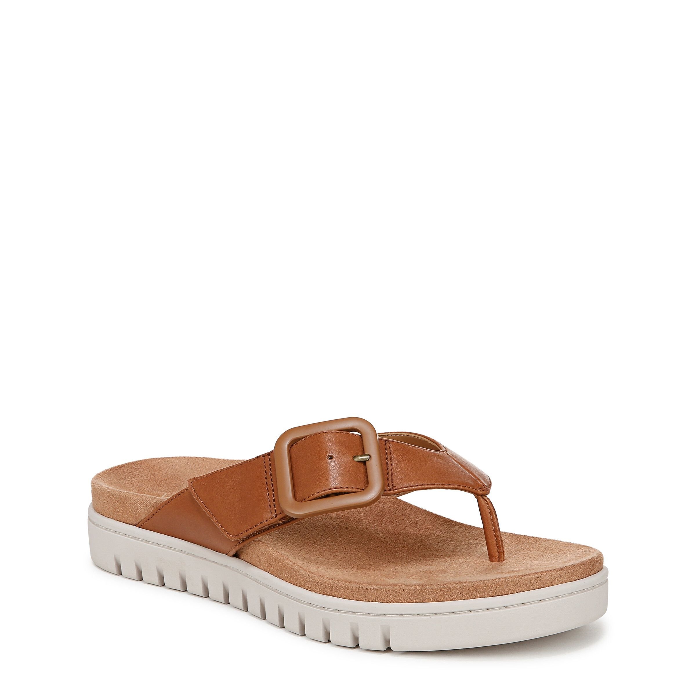 Vionic Vionic Women's Uptown Marin Thong Sandals in Brown - 3