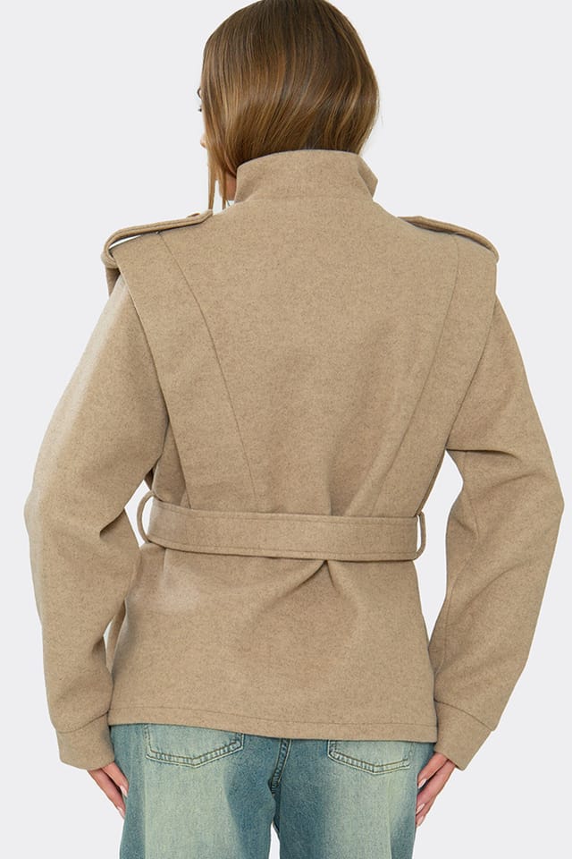 EGO EGO Women's Long Sleeve Jacket in Stone - 2