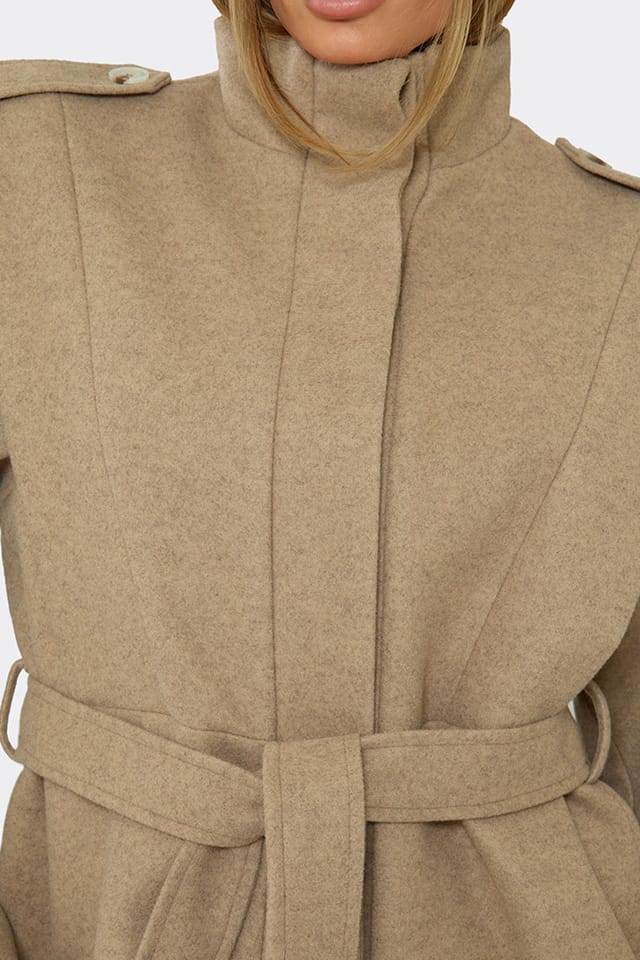EGO EGO Women's Long Sleeve Jacket in Stone - 3
