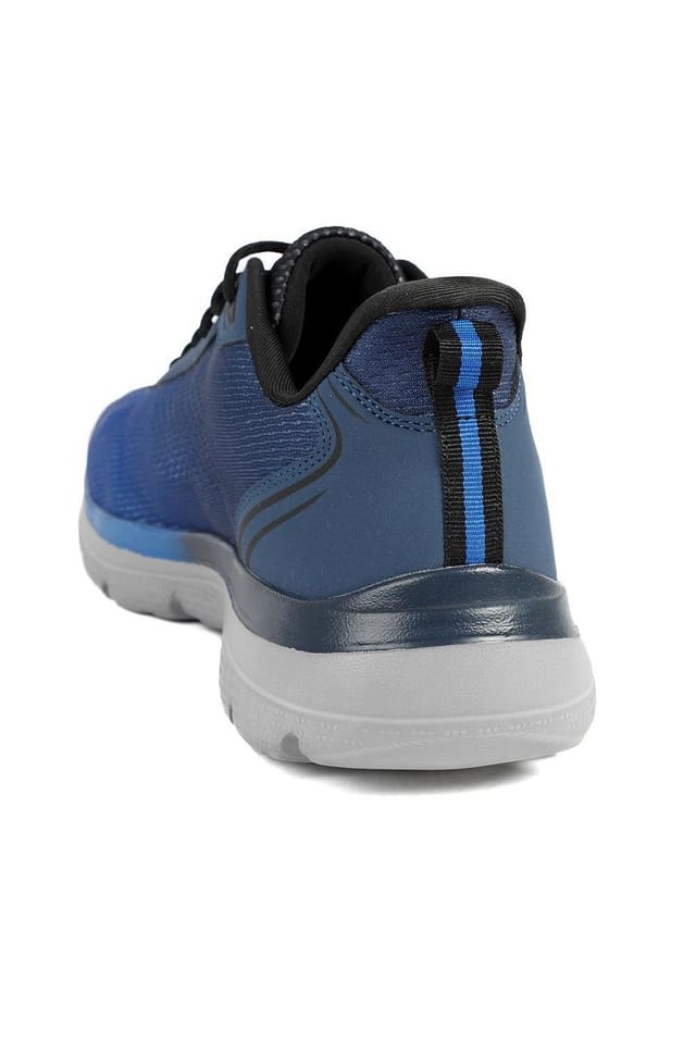 Pavers Pavers Men's Wide Fit Active Trainers with Memory Foam Insole in Blue - 3