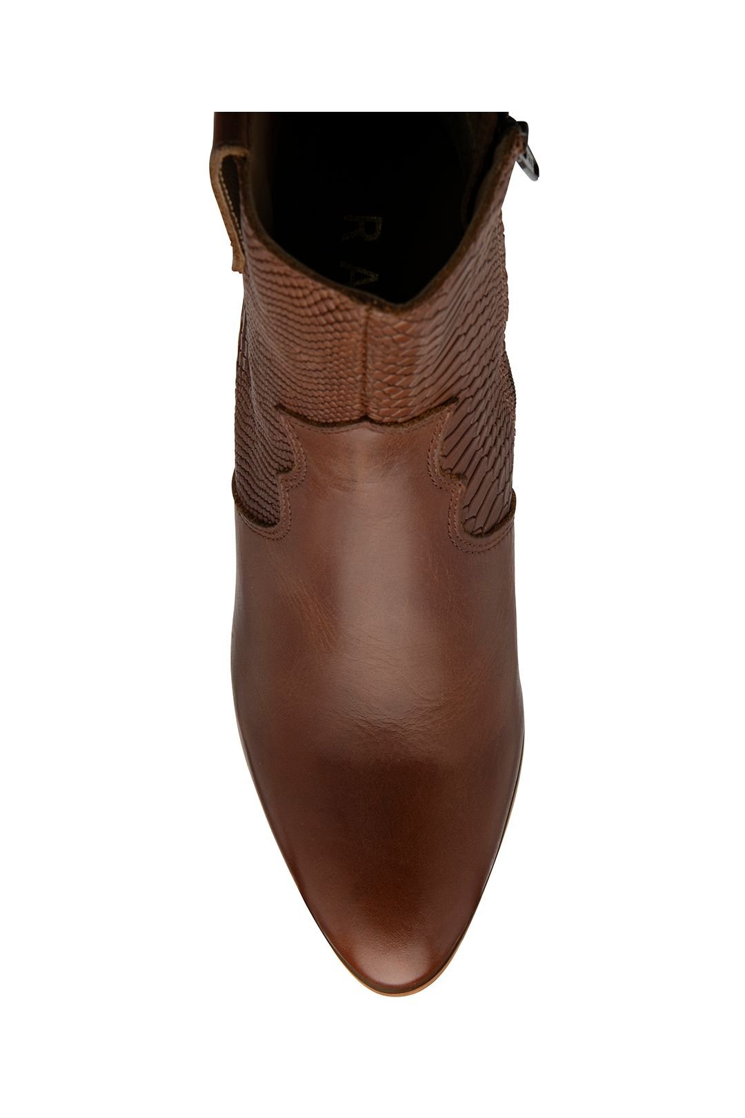 Ravel Ravel Women's 'Dorey' Leather Heeled Ankle Boots in Tan - 4