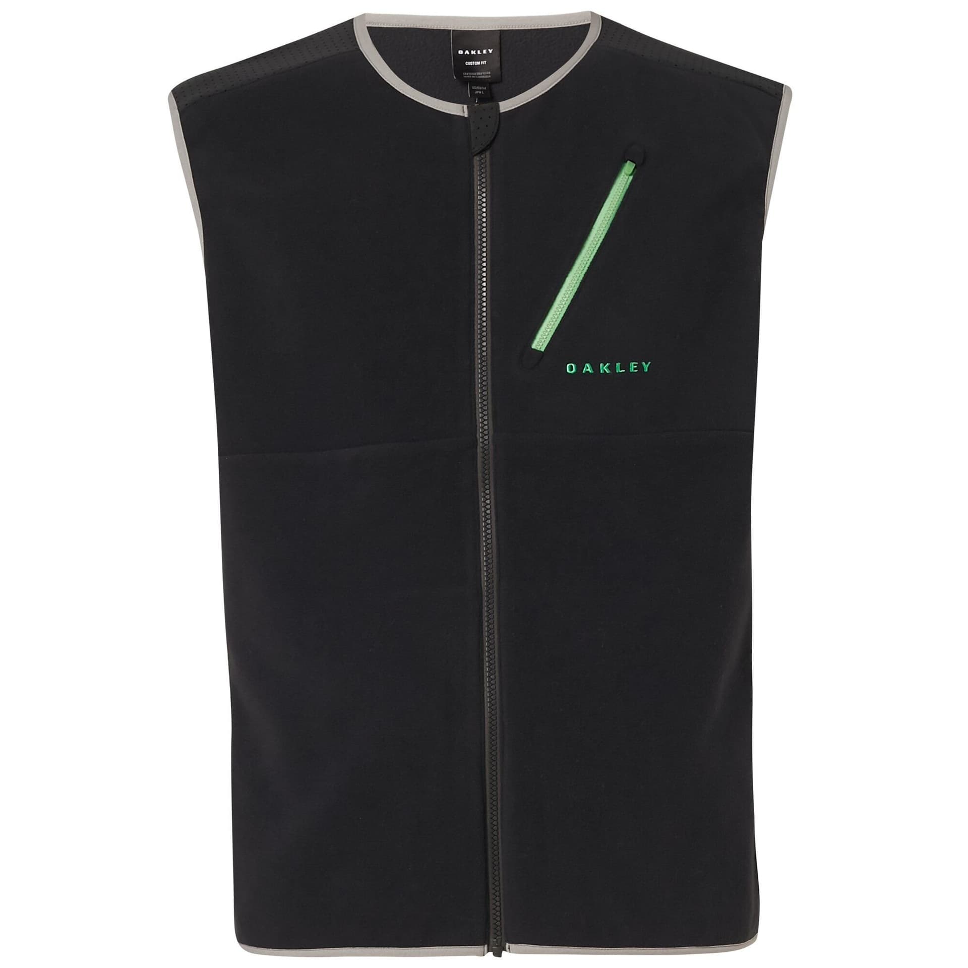 Oakley Oakley Men's Zip Up Black Hydrofree Hybrid Pile Vest