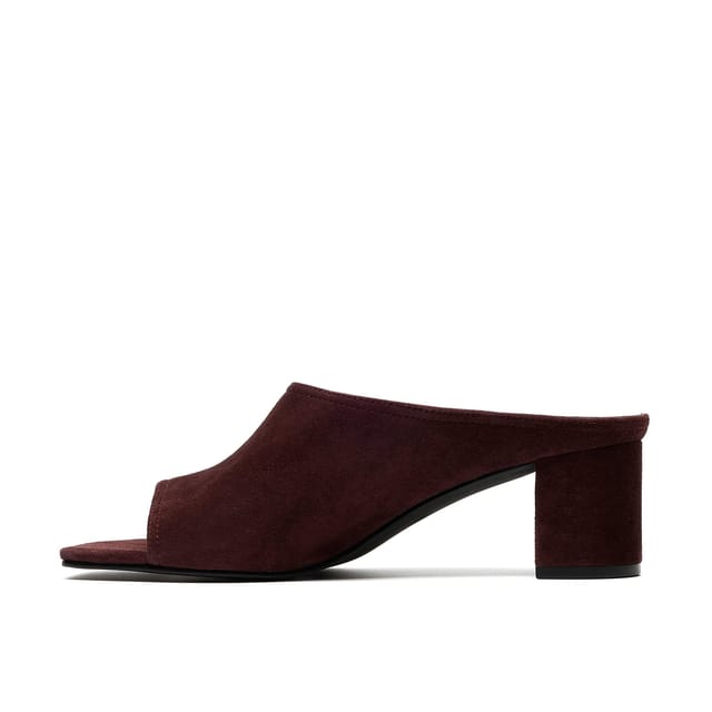 Clarks Clarks Women's Siray Mule Dark Brown Suede Mules, Heels - 2