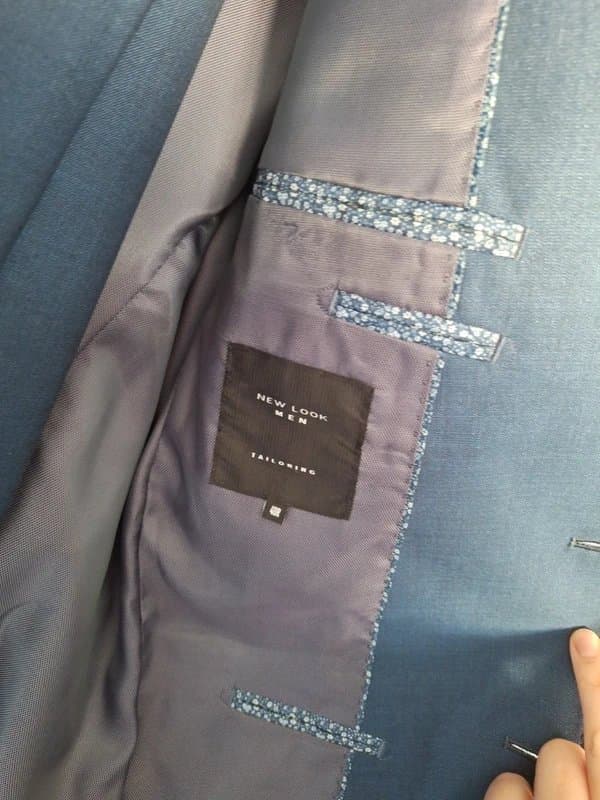 New Look New Look navy blue suit mens