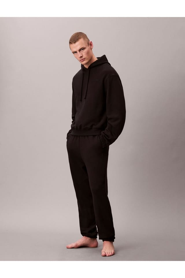 Calvin Klein Calvin Klein Men's Icon Cotton Terry L/S Hoodie Black - 2