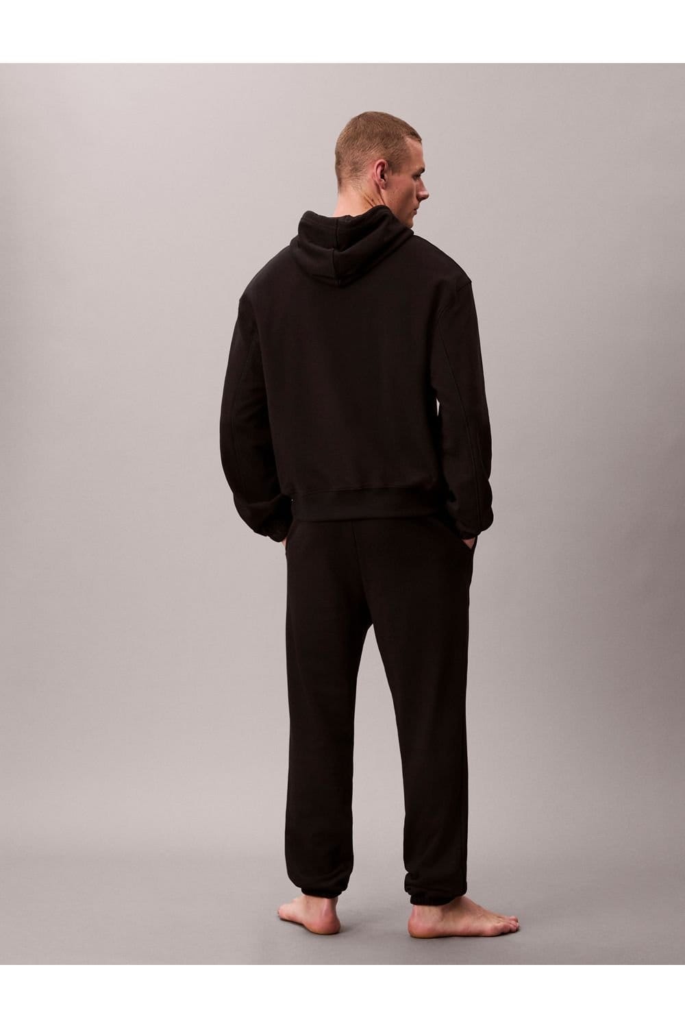 Calvin Klein Calvin Klein Men's Icon Cotton Terry L/S Hoodie Black - 4